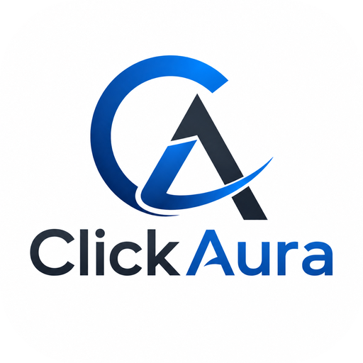 ClickAura logo
